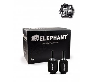 10 GRIPS DESECHABLES CON FOAM ELEPHANT 25MM