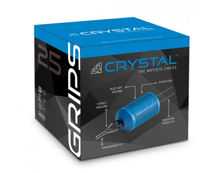 11 Round grip crystal 25mm 20uni