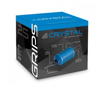 15 Round grip crystal 25mm 20uni
