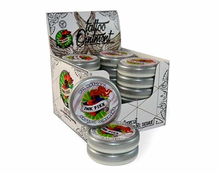 INK FIXX TATTOO OINTMENT EXPOSITOR 24 CREMAS 25ML