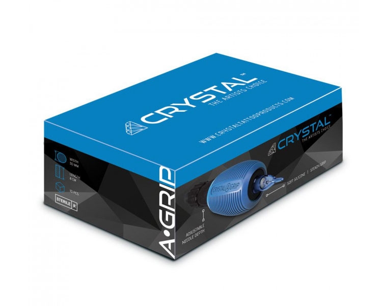 Caja de 10 grips CRYSTAL desechables para Cheyenne Hawk