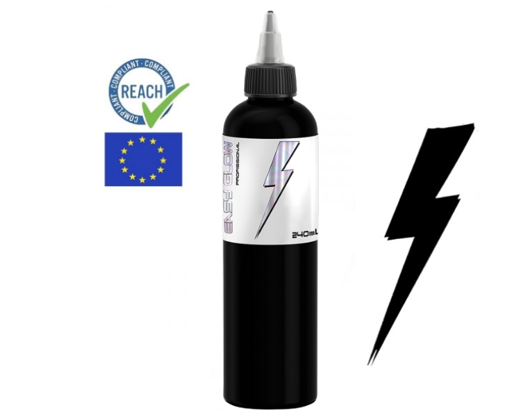 Raven black Easy Glow Electric Ink 240ml