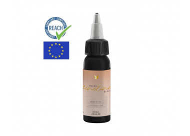 Raven Fineline black Easy Glow Electric Ink 30ml