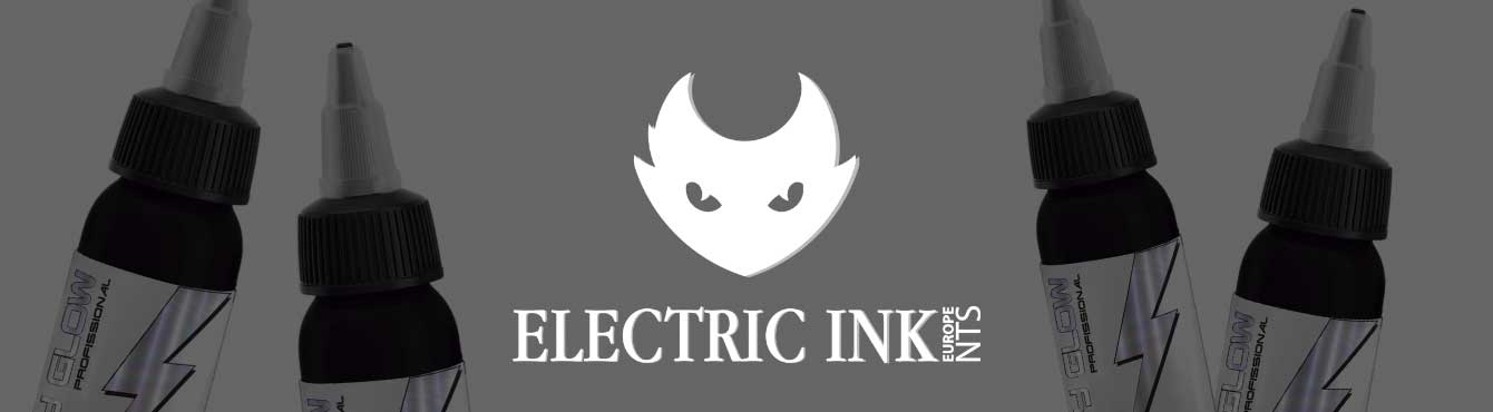 Tintas para tatuar Electric ink homologadas en España y Europa.
